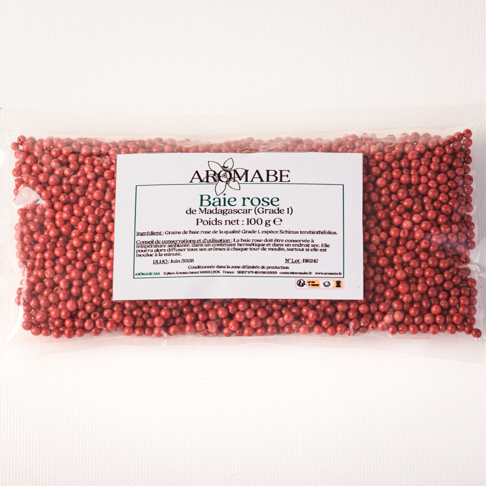 Sachet de Baies roses de Madagascar d'Aromabe