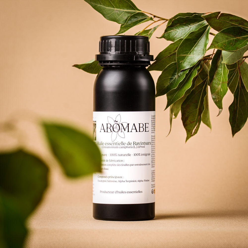 Huiles essentielles de Madagascar Ravintsara flacon 250mL